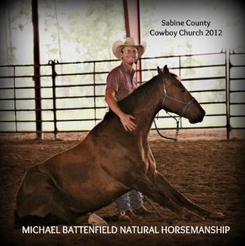 Michael teaches horses to trust through Natural Horsemanship!